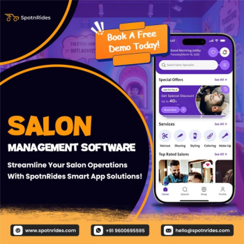 Salon Management Software Solution – Powered by SpotnRides