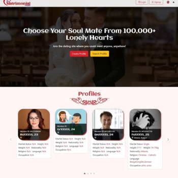 Premium Matrimonial Script – Launch Your Matchmaking Platform Now