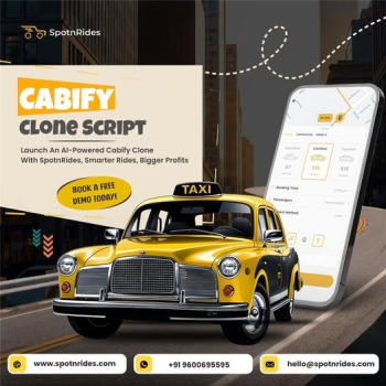 Start Your Ride-Hailing Business with SpotnRides Cabify Clone