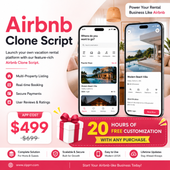 Cut Build Costs Up to 80% with Zipprr’s Airbnb Clone Script