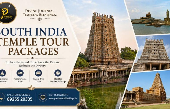 South Indian Temple Tour by Presidential Holidays